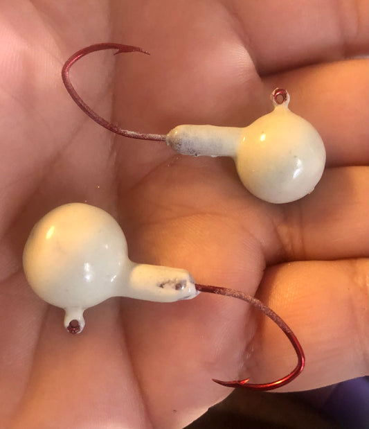 Mack jig 3/4oz round head jig 3/0 sickle hook