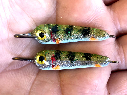 3/8 oz Dirty Perch Widdow minnow