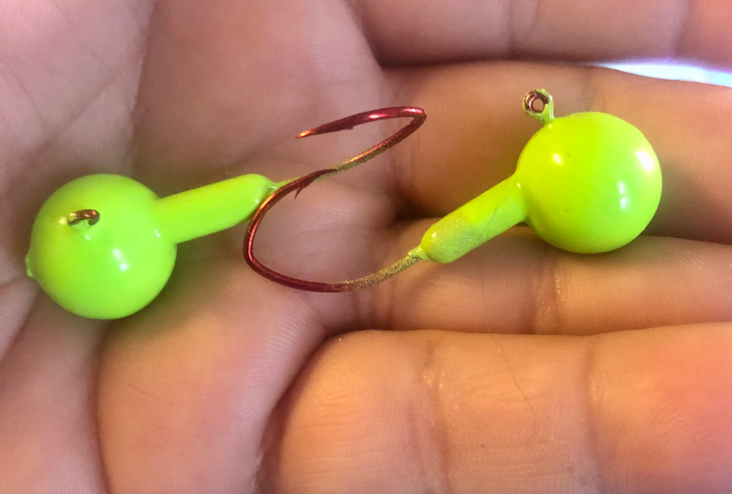 Mack jig 3/4oz round head jig 3/0 sickle hook