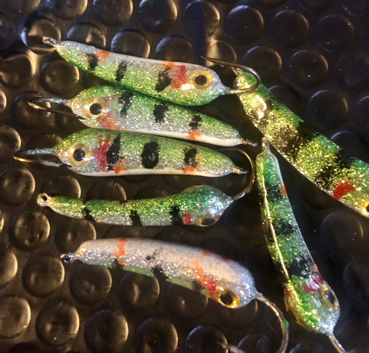 True perch natural silver widow minnow