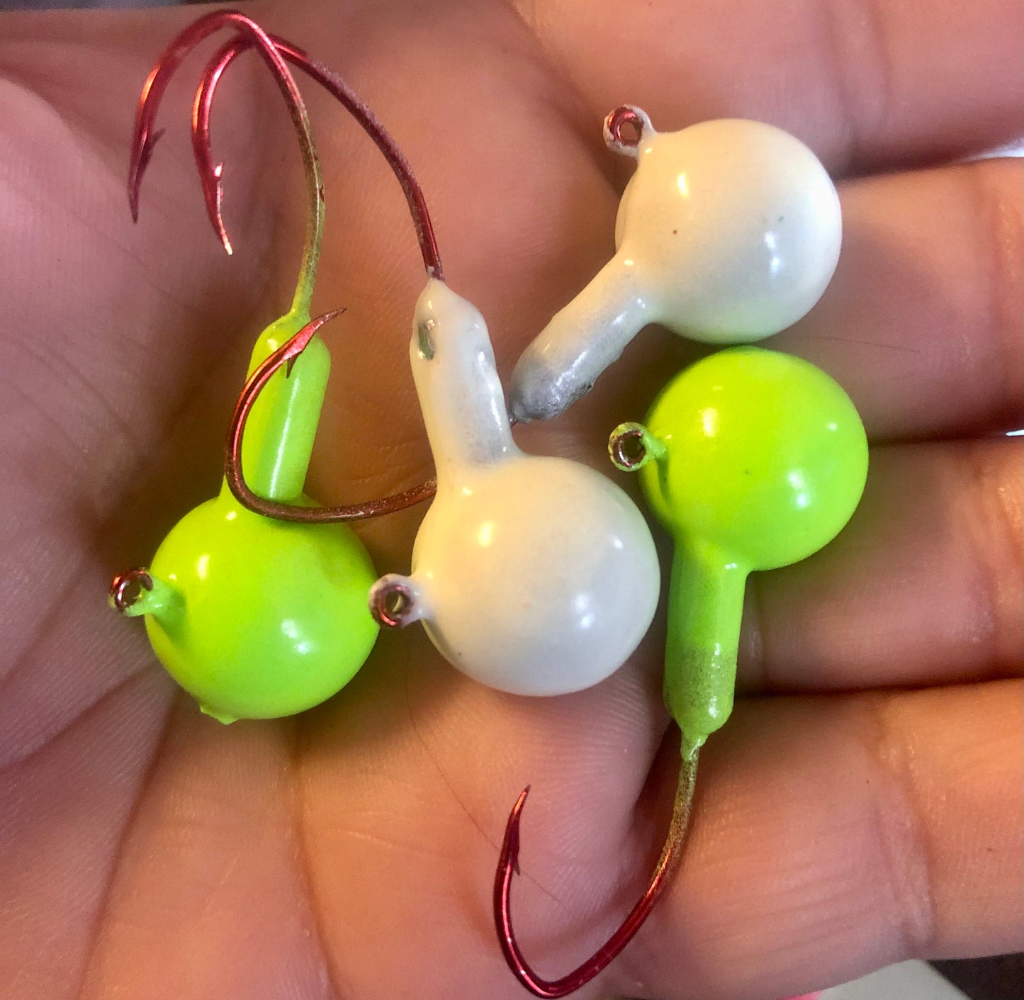 Mack jig 3/4oz round head jig 3/0 sickle hook